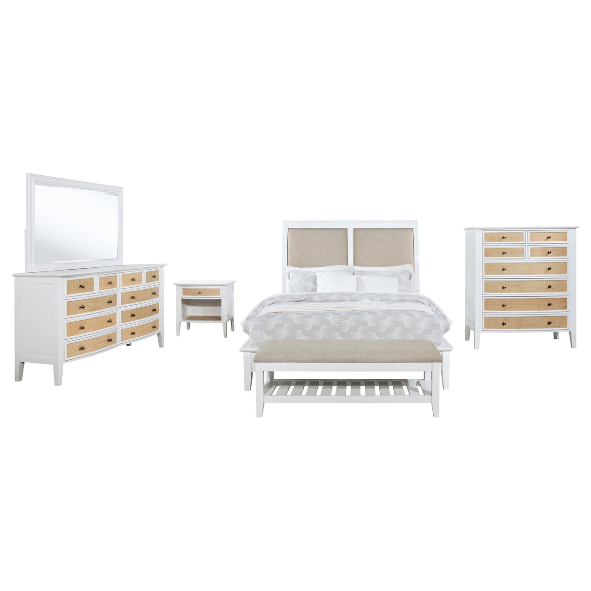 Bexhill White Bedroom Set from Coaster - Luna Furniture
