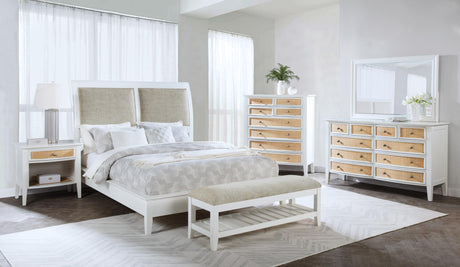Bexhill White 5-Piece Queen Bedroom Set from Coaster - Luna Furniture