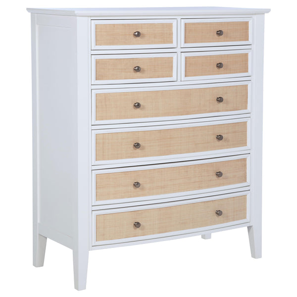 Bexhill White 8-Drawer Chest