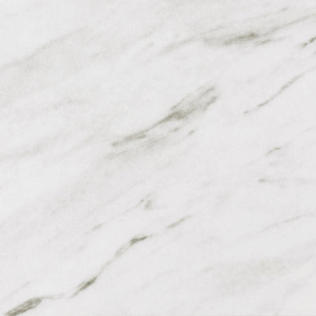 Bexter White and Chrome Faux Marble Round Top Bar Table from Coaster - Luna Furniture