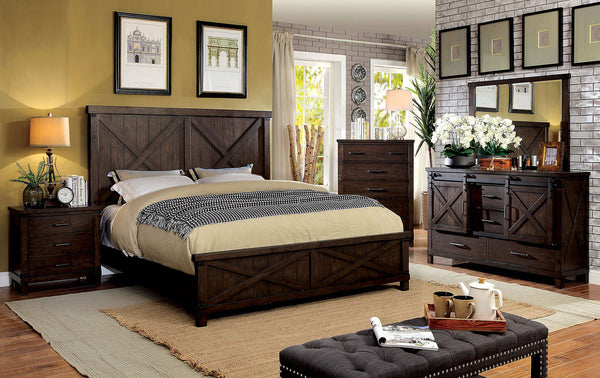 Bianca Dark Walnut California King Bed