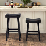 Biasca Black 29" Stool from Furniture of America - Luna Furniture