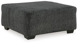 Biddeford 2-Piece Sectional with Ottoman in Shadow from Ashley Furniture - Luna Furniture