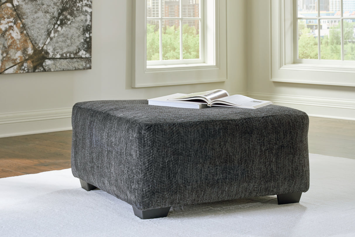 Biddeford 2-Piece Sectional with Ottoman in Shadow from Ashley Furniture - Luna Furniture