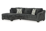 Biddeford Shadow 2-Piece LAF Chaise Sleeper Sectional from Ashley Furniture - Luna Furniture