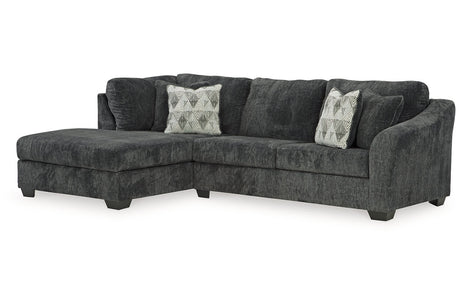 Biddeford Shadow 2-Piece LAF Chaise Sleeper Sectional from Ashley - Luna Furniture