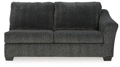 Biddeford Shadow 2-Piece Sectional and Oversized Swivel Accent Chair from Ashley - Luna Furniture