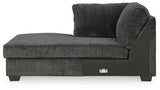 Biddeford Shadow 2-Piece Sectional and Oversized Swivel Accent Chair from Ashley - Luna Furniture