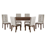 Binghampton Cherry/Moonstone 7-Piece 60" Dining Set from Homelegance - Luna Furniture