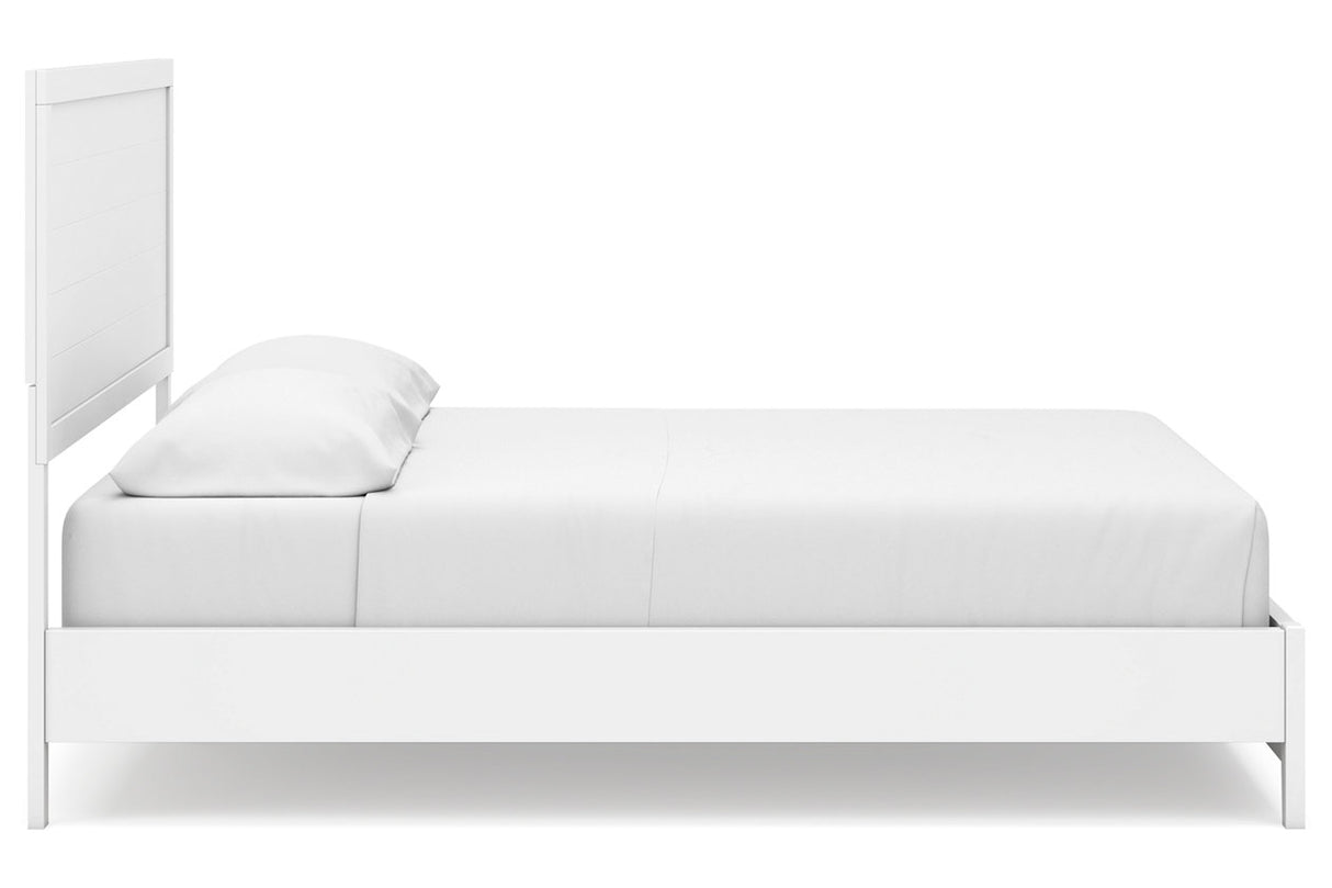 Binterglen White California King Panel Bed from Ashley - Luna Furniture