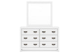 Binterglen White Dresser and Mirror from Ashley - Luna Furniture