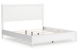 Binterglen White King Panel Bed from Ashley - Luna Furniture