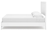 Binterglen White King Panel Bed from Ashley - Luna Furniture