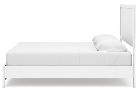 Binterglen White King Panel Bed from Ashley - Luna Furniture