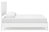 Binterglen White King Panel Bed from Ashley - Luna Furniture