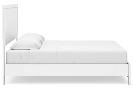 Binterglen White King Panel Bed from Ashley - Luna Furniture