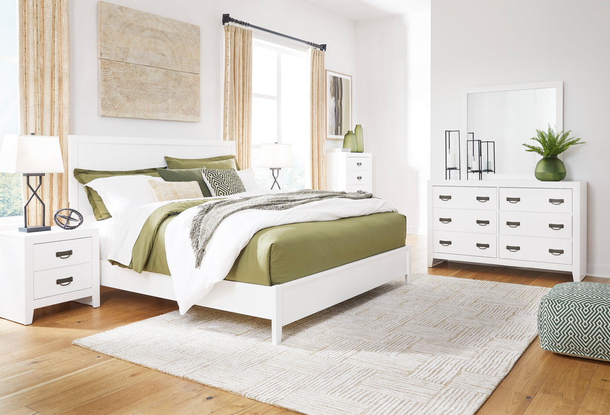 Binterglen White Panel Bedroom Set from Ashley - Luna Furniture