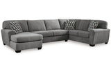 Birkdale Court Gray 3-Piece LAF Chaise Sectional from Ashley - Luna Furniture