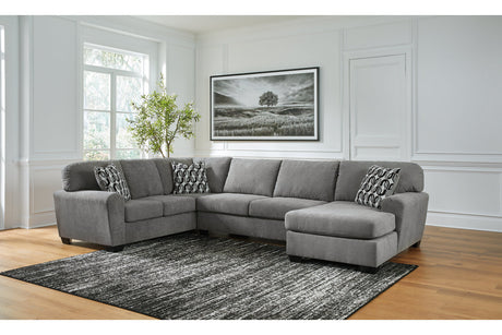 Birkdale Court Gray 3-Piece RAF Chaise Sectional from Ashley - Luna Furniture