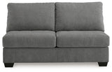 Birkdale Court Gray Armless Loveseat from Ashley Furniture - Luna Furniture