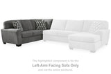 Birkdale Court Gray Left-Arm Facing Sofa from Ashley Furniture - Luna Furniture