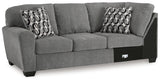 Birkdale Court Gray Left-Arm Facing Sofa from Ashley Furniture - Luna Furniture
