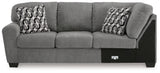 Birkdale Court Gray Left-Arm Facing Sofa from Ashley Furniture - Luna Furniture