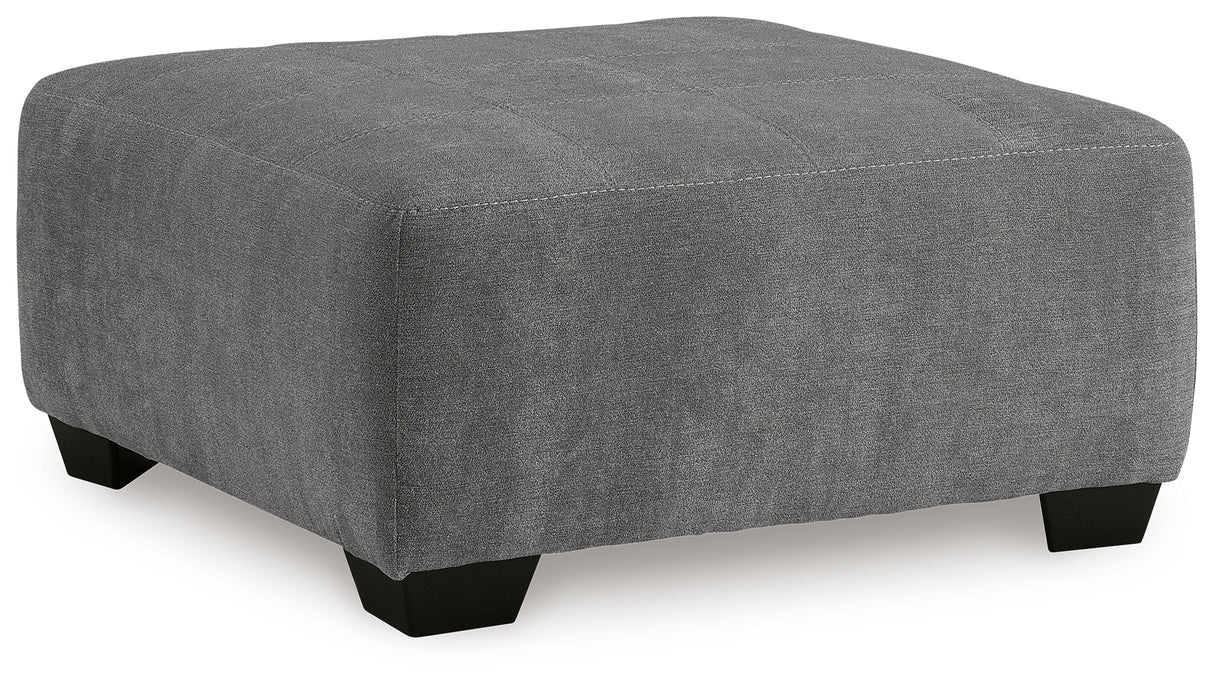 Birkdale Court Gray Oversized Accent Ottoman from Ashley Furniture - Luna Furniture