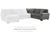 Birkdale Court Gray Right-Arm Facing Sofa from Ashley Furniture - Luna Furniture