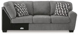 Birkdale Court Gray Right-Arm Facing Sofa from Ashley Furniture - Luna Furniture