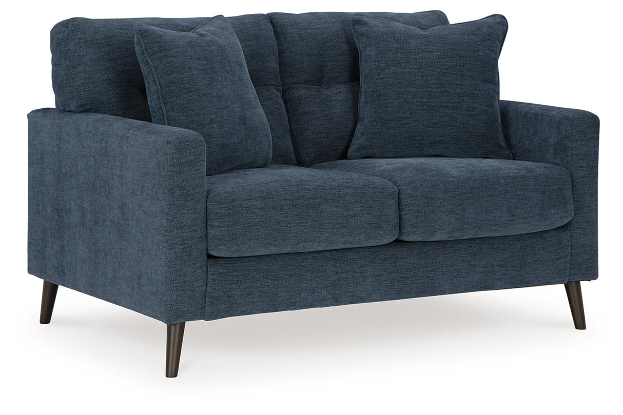 Bixler Navy Sofa, Loveseat and Chair from Ashley Furniture - Luna Furniture