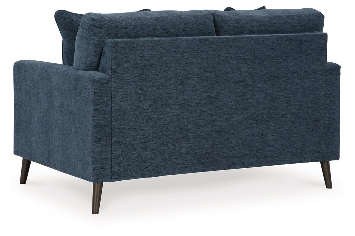 Bixler Navy Sofa, Loveseat and Chair from Ashley Furniture - Luna Furniture