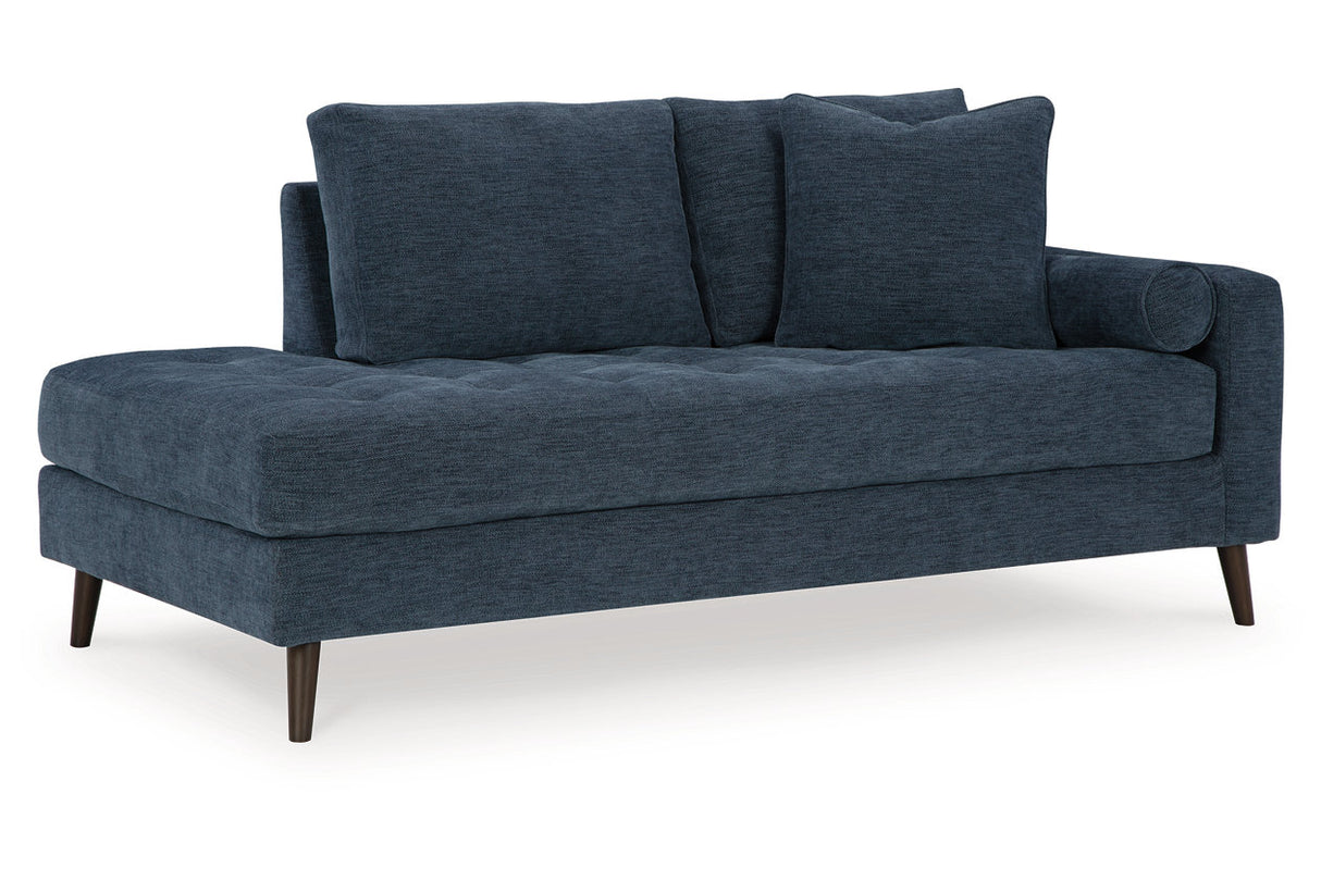 Bixler Navy Sofa and Chaise from Ashley - Luna Furniture