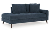 Bixler Navy Sofa and Chaise from Ashley - Luna Furniture