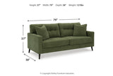 Bixler Olive Sofa, Loveseat and Chair from Ashley - Luna Furniture