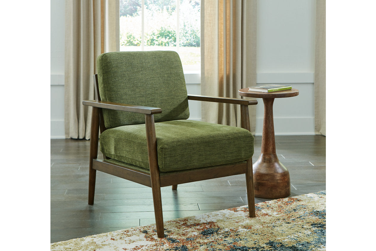 Bixler Olive Sofa and Chair – Luna Furniture