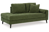 Bixler Olive Sofa and Chaise from Ashley - Luna Furniture