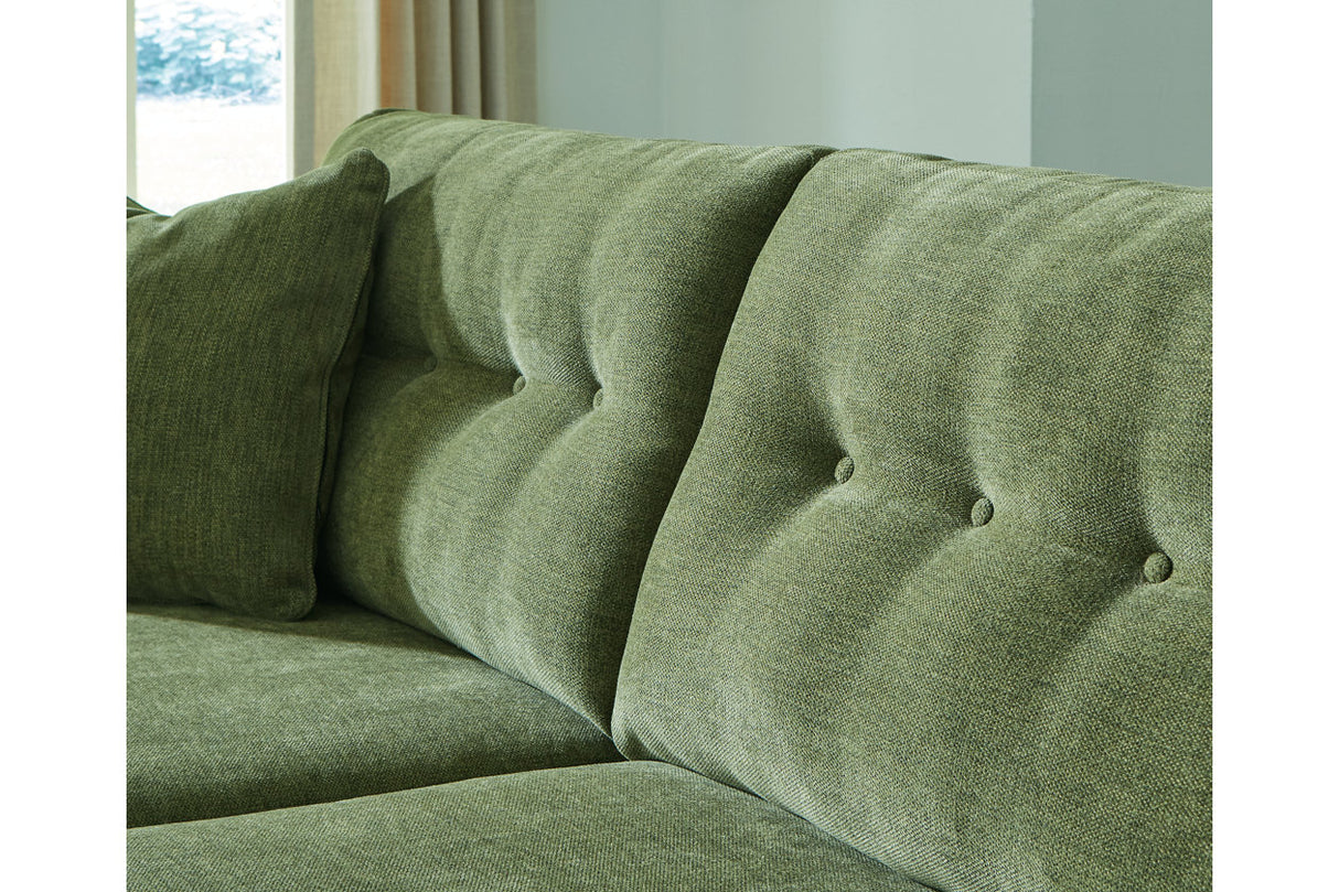 Bixler Olive Sofa and Chaise from Ashley - Luna Furniture