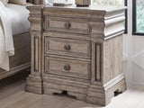 Blairhurst California King Panel Bed with Dresser and Nightstand in Light Grayish Brown from Ashley - Luna Furniture