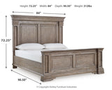 Blairhurst King Panel Bed, Dresser, Chest and 2 Nightstands from Ashley Furniture - Luna Furniture