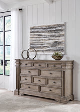 Blairhurst King Panel Bed, Dresser, Chest and 2 Nightstands from Ashley Furniture - Luna Furniture
