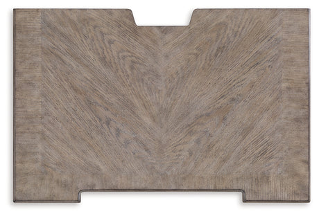 Blairhurst King Panel Bed with Mirrored Dresser and Nightstand in Light Grayish Brown from Ashley - Luna Furniture