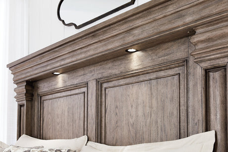 Blairhurst Light Grayish Brown Queen Panel Bed from Ashley - Luna Furniture