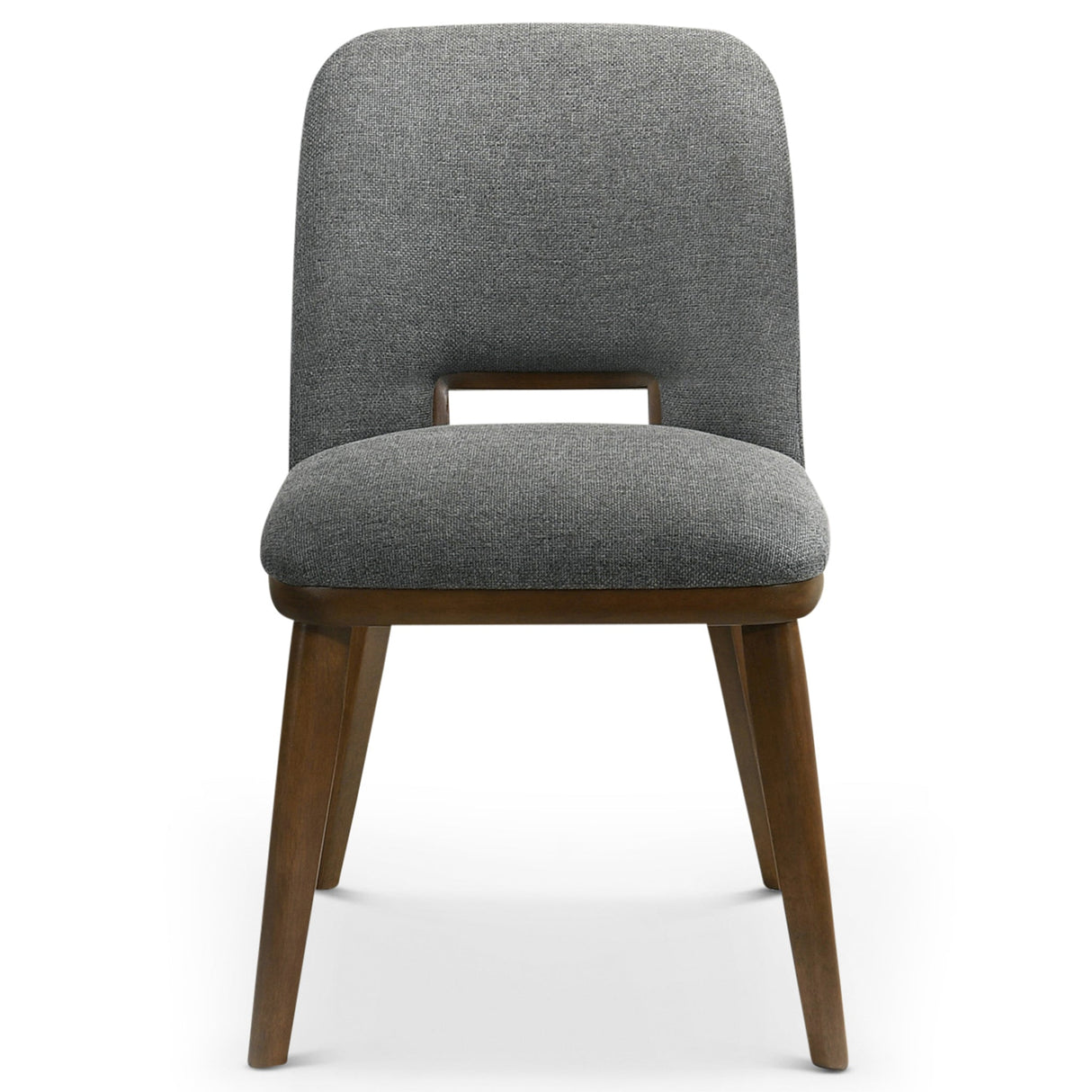 Blake Dark Grey Fabric Dining Chair (Set of 2) from Ashcroft Furniture - Luna Furniture