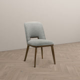 Blake Light Grey Fabric Dining Chair (Set of 2) from Ashcroft Furniture - Luna Furniture