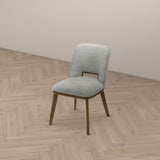 Blake Light Grey Fabric Dining Chair (Set of 2) from Ashcroft Furniture - Luna Furniture