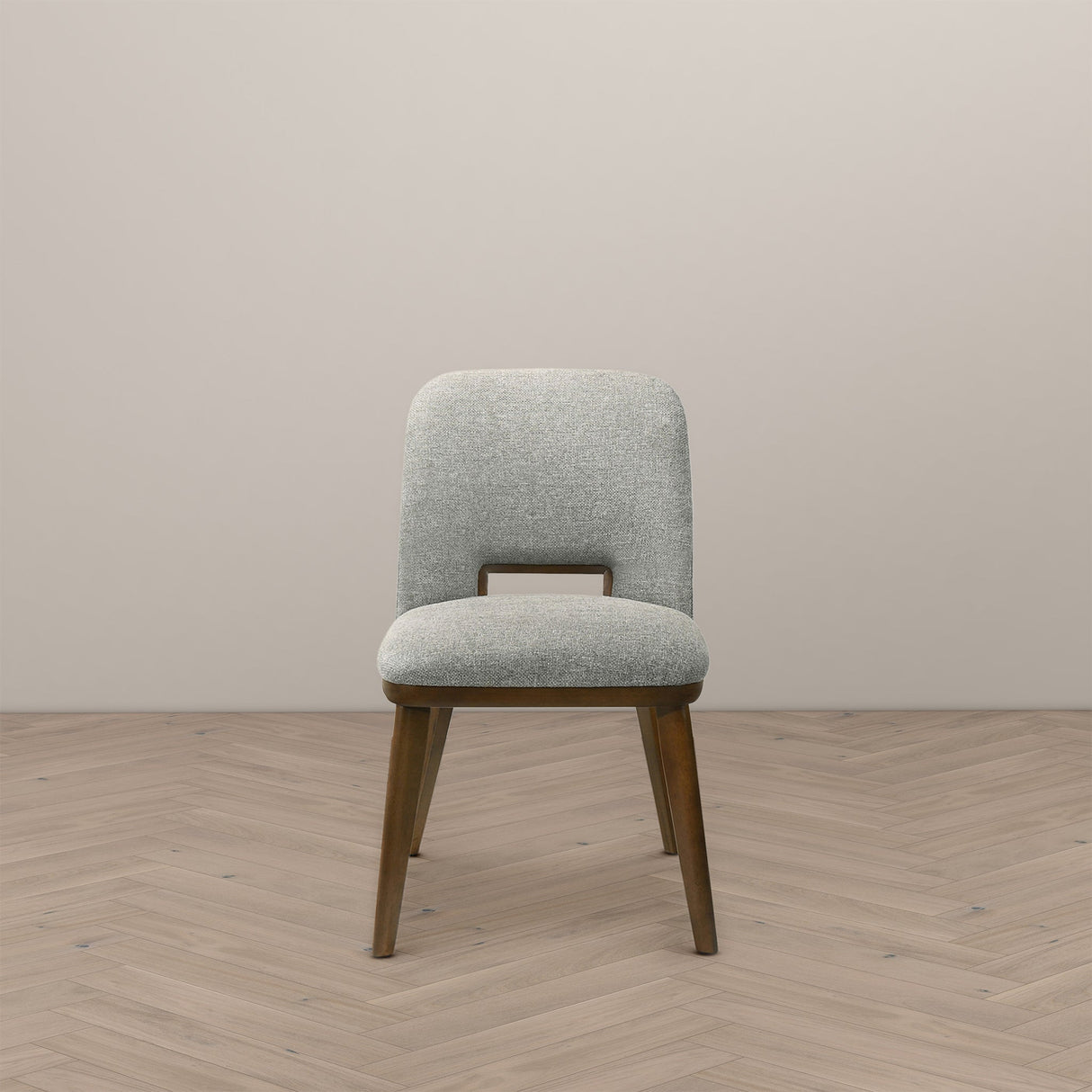 Blake Light Grey Fabric Dining Chair (Set of 2) from Ashcroft Furniture - Luna Furniture