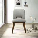 Blake Light Grey Fabric Dining Chair (Set of 2) from Ashcroft Furniture - Luna Furniture