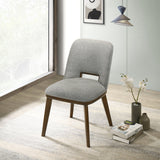 Blake Light Grey Fabric Dining Chair (Set of 2) from Ashcroft Furniture - Luna Furniture