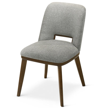 Blake Light Grey Fabric Dining Chair (Set of 2) from Ashcroft Furniture - Luna Furniture
